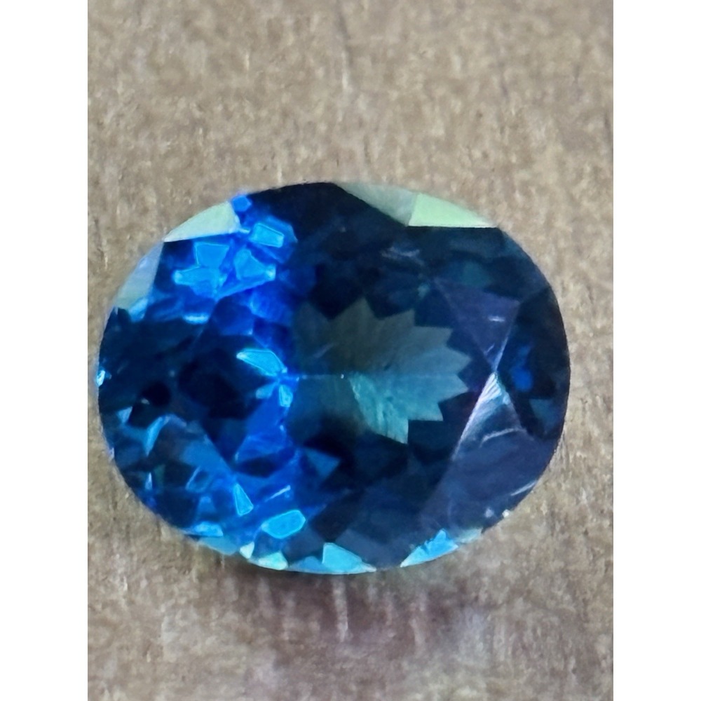 London Blue Topaz Oval Gemstone 6.5 Carats